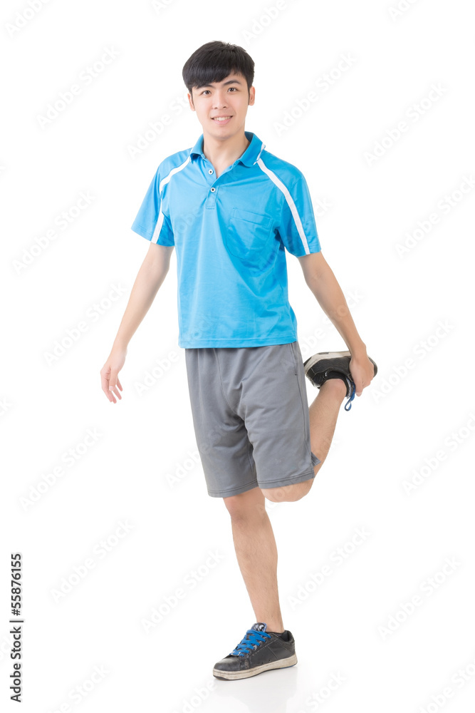 man stretch man stretch