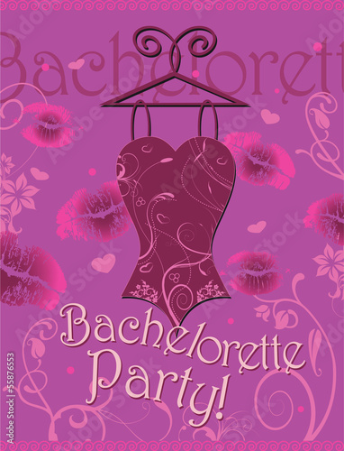 Wrapping gifts corset bachelorette party.