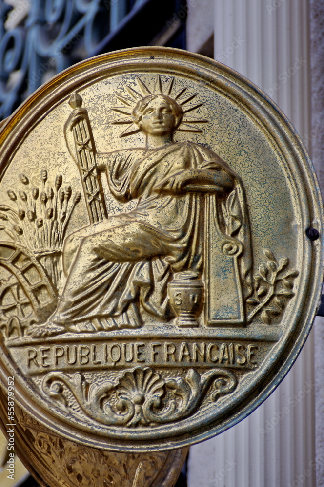 Plaque République Française
