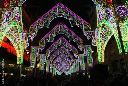Fête des lumières à Lyon.