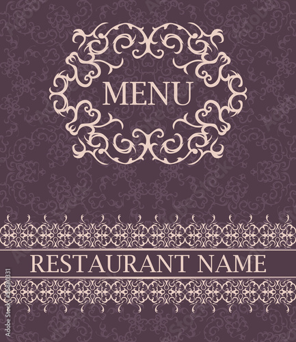 Vintage background. Can be used as a restaurant menu