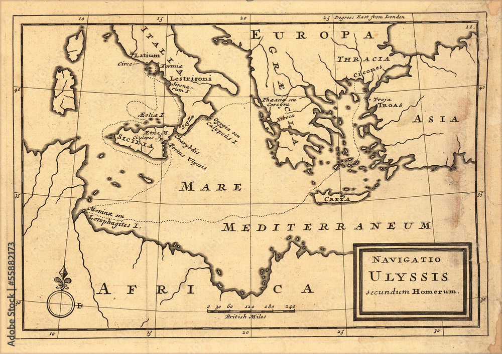 Fototapeta premium Europe vintage