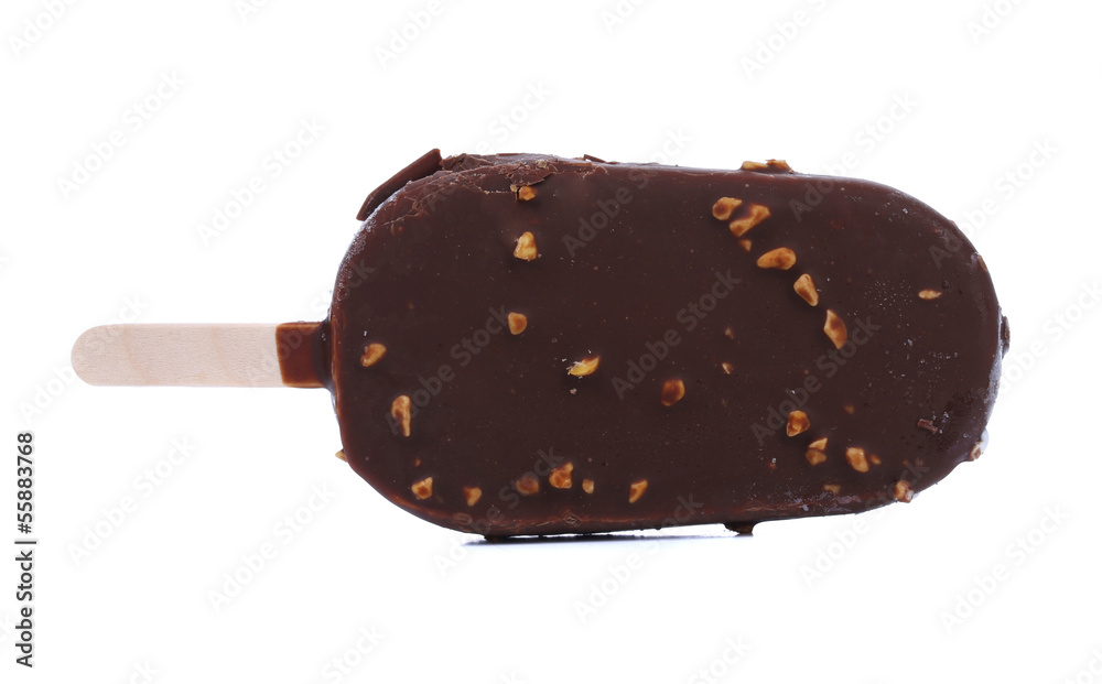 Fototapeta premium Ice cream isolated on white background