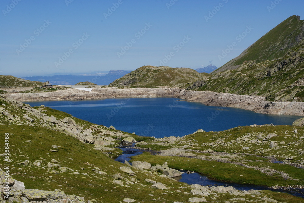 Les 7 Laux dans le massif de Belledonne. Les 7 Laux dans le massif de Belledonne.