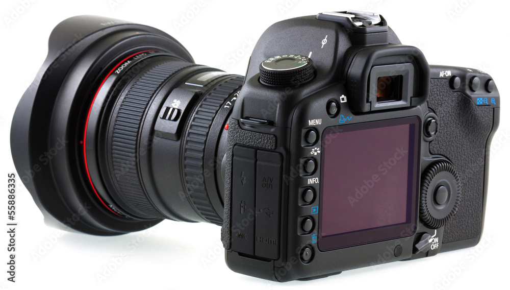 Fototapeta premium appareil photo reflex numérique