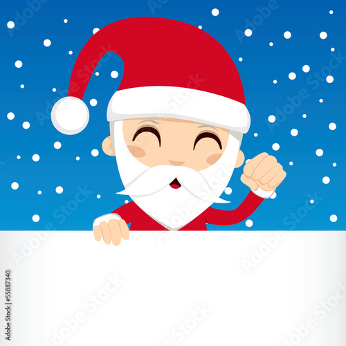 Happy Santa Claus Billboard