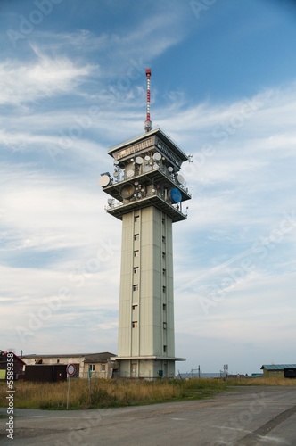 Telecommunication Radio Antenna and Satellite Tower Klinovec photo