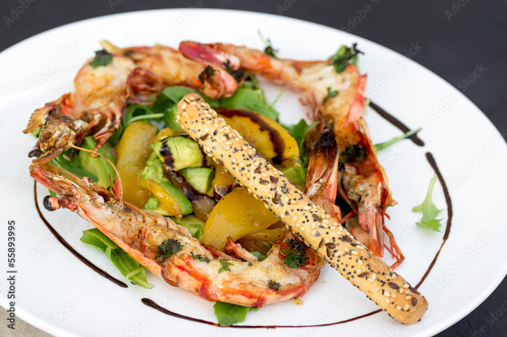 salade de langoustines à la mangue et avocats 3 salade de langoustines à la mangue et avocats 3