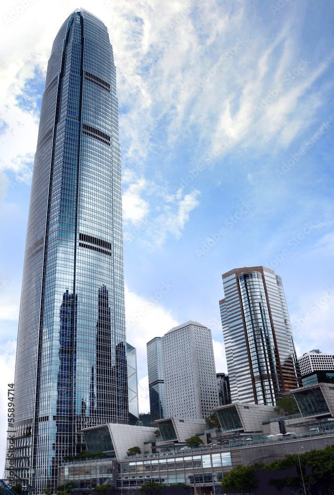 Fototapeta premium Modern building Landscape in Hong Kong