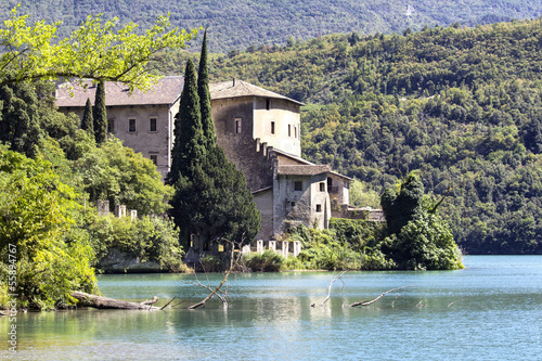 Toblino castle  Trento  color image