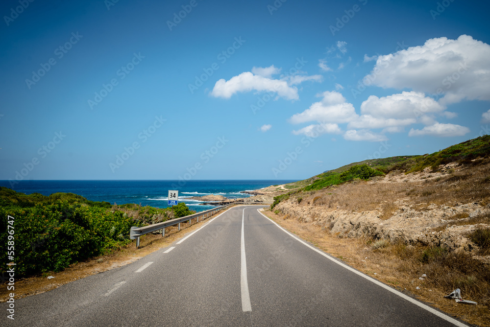 on the road on the road