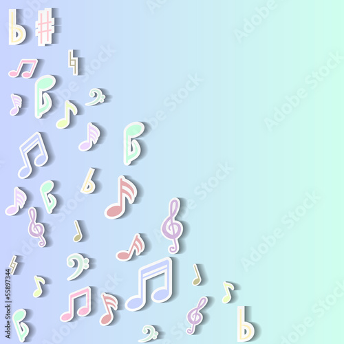 Abstract music background