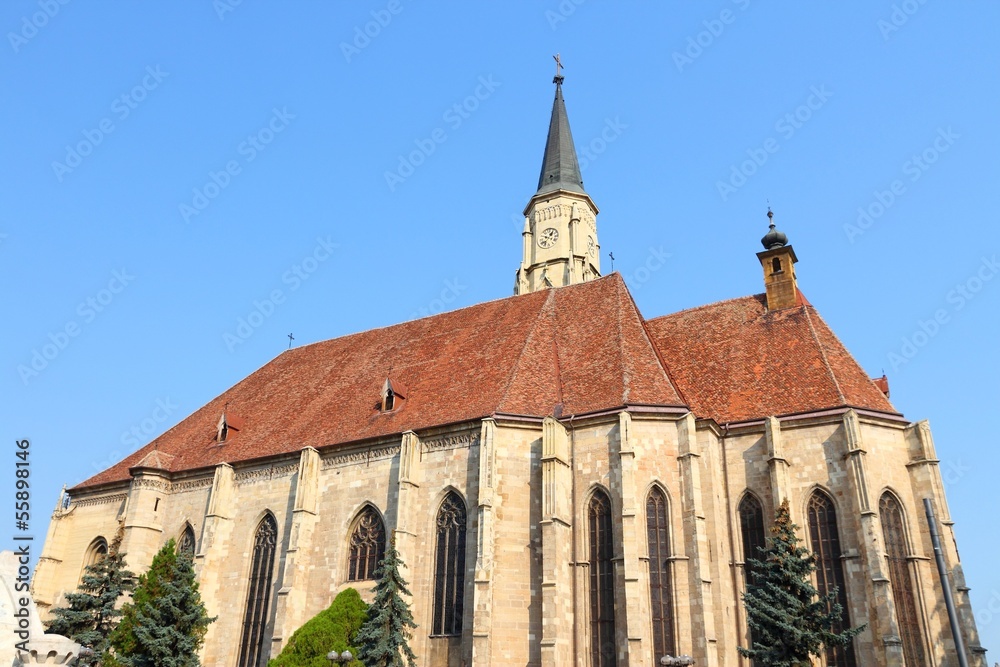 Obraz premium Romania - Cluj-Napoca, Gothic church