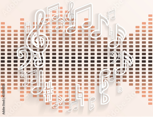 Abstract music background