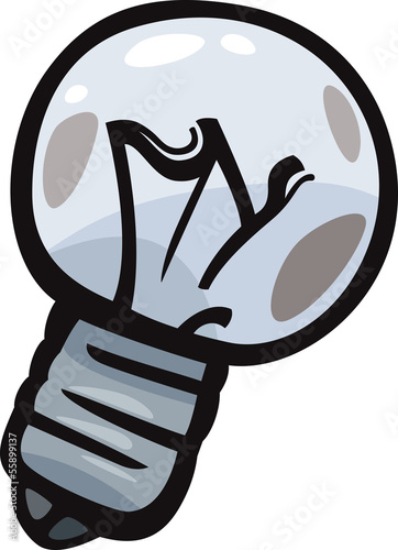 old bulb junk cartoon illustration