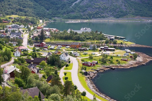 Eidfjord city, Norway