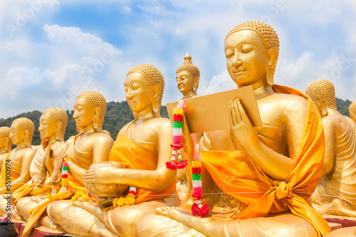 Golden buddha at Buddha Memorial park