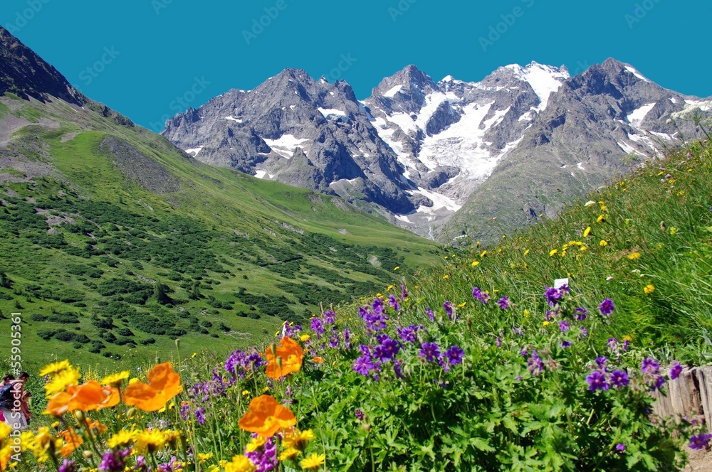 massif de la meije-france