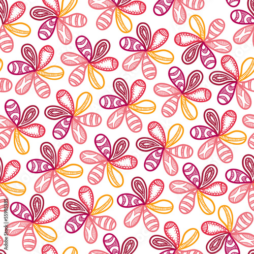 Floral seamless background for your design © lorelinka