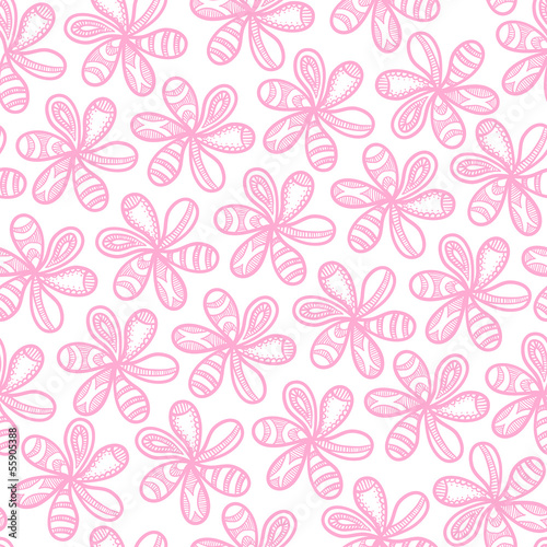Floral seamless background for your design