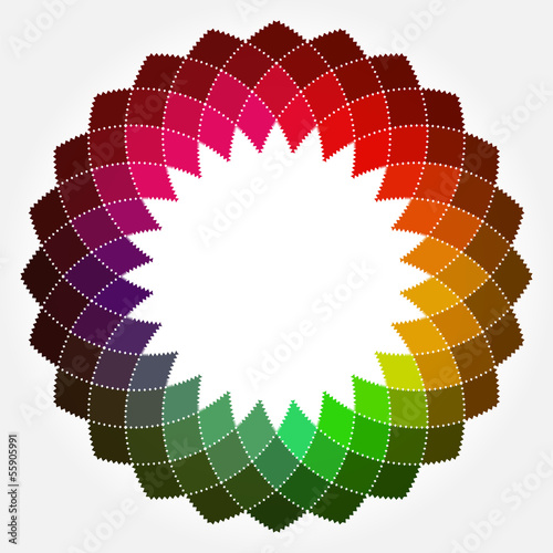 Abstract Digital Flower