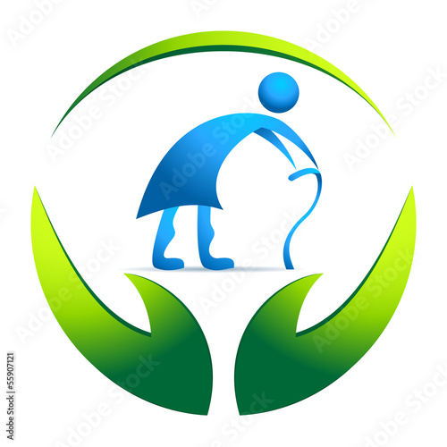 Rentnerin / Altersheim - Logo