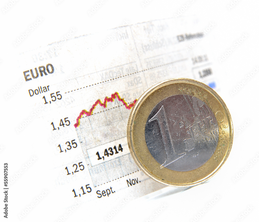 Euro Wechselkurs Stock Photo | Adobe Stock