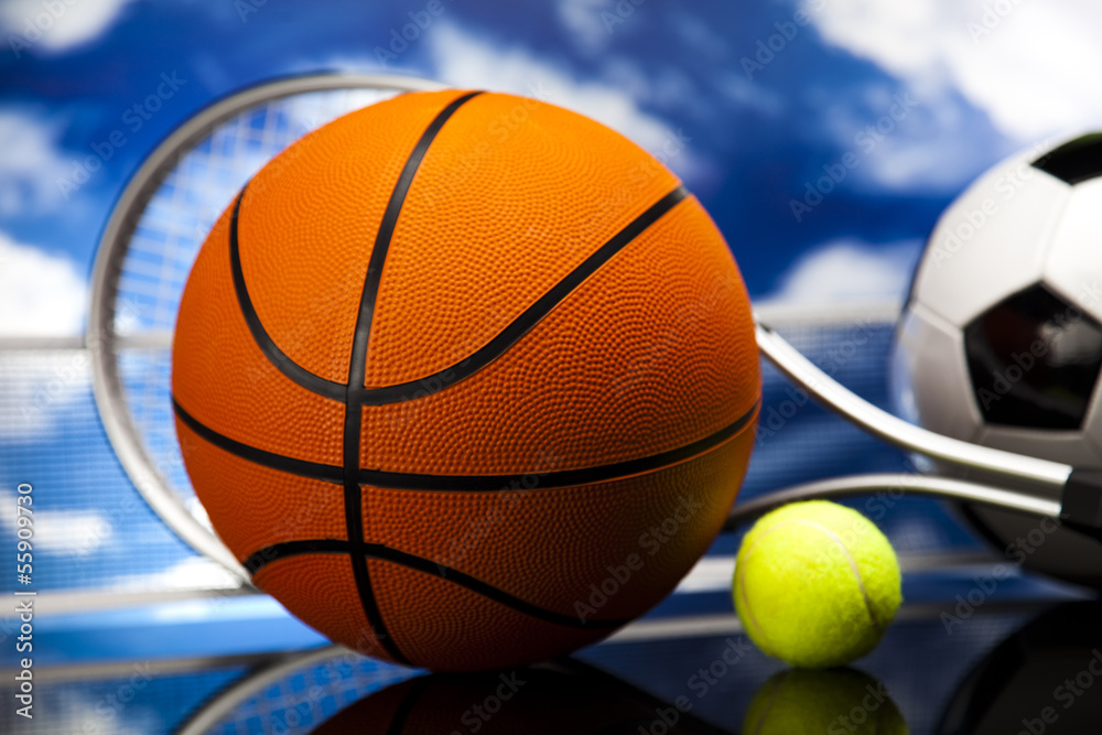 Fototapeta premium Sports Equipment