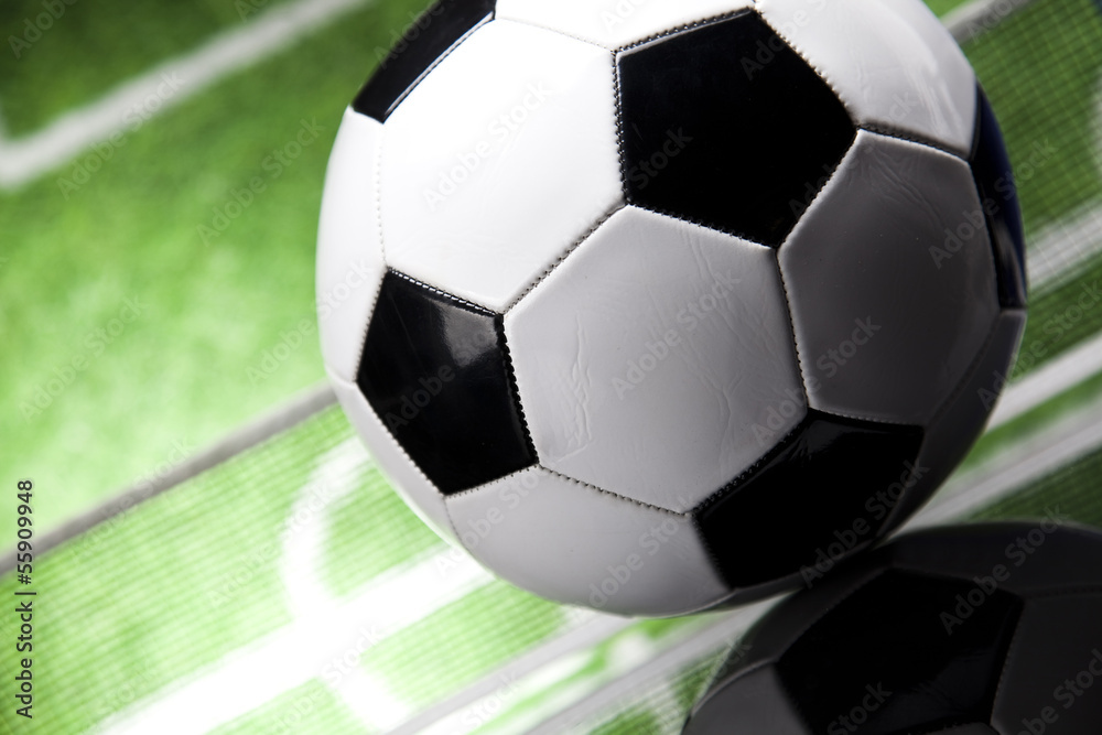 Soccer ball detail