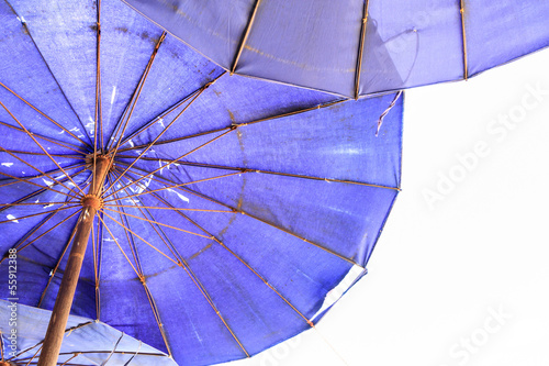 Beach Umbrella with Rust