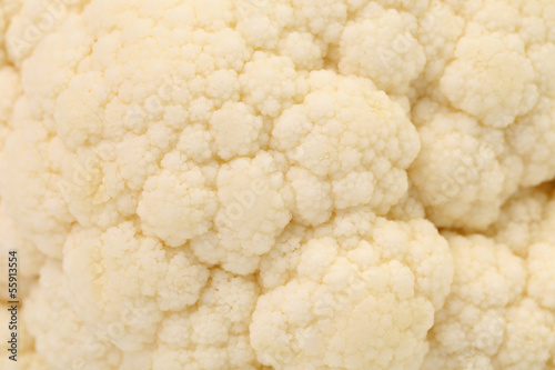 Background of cauliflower. Close up.
