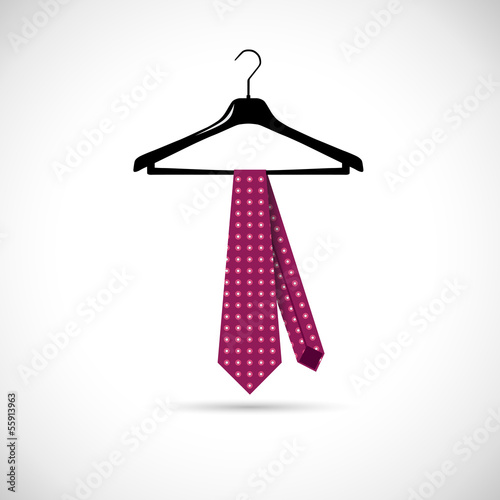 Vector men's fashion. Tie