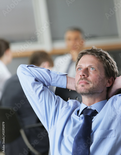 Fotografie Thoughtful Businessman