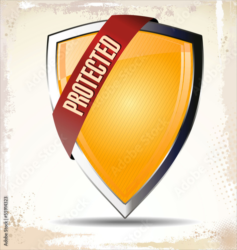 Yellow shield