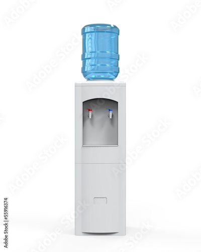 Schilderij op canvas White Water Cooler