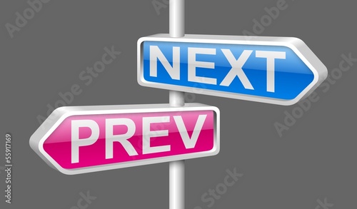 фотографія pink and blue glossy 3D metal arrow pinter