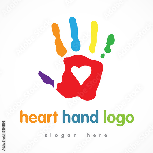 heart hand logo