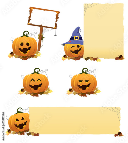 Halloween Pumpkin Set