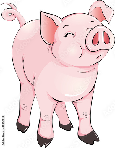 kleines freches Schweinchen