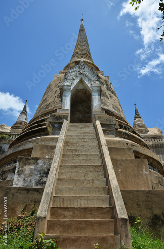 Wat Phra Sri Sanphet at Ayutthaya Historical Park Thailand