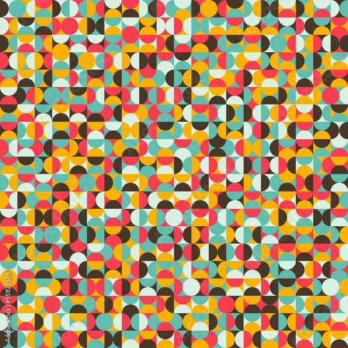 Seamless pattern with circles.