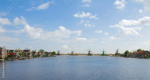 panoramic view of Zaanse Schans