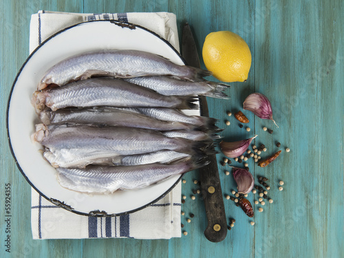 Bacaladillas para cocinar. photo