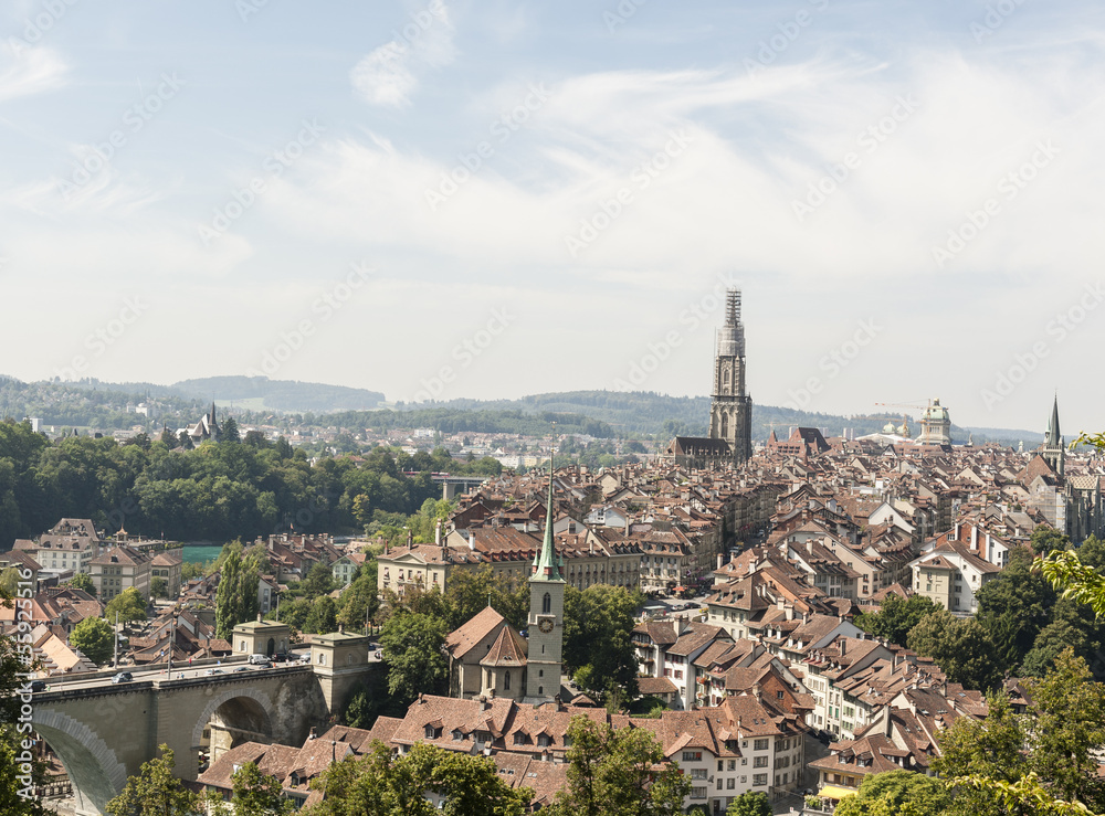 Berner Altstadt, Bern, Rosenberg, Münster, Schweiz