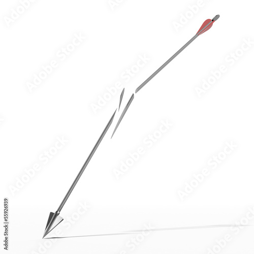 Fotografie broken arrow