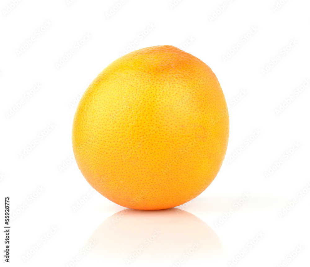 Studio shot of a grapefruit isolated on white Studio shot of a grapefruit isolated on white