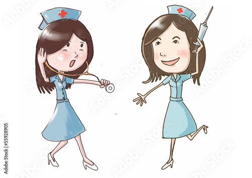 Nurse in uniform photo