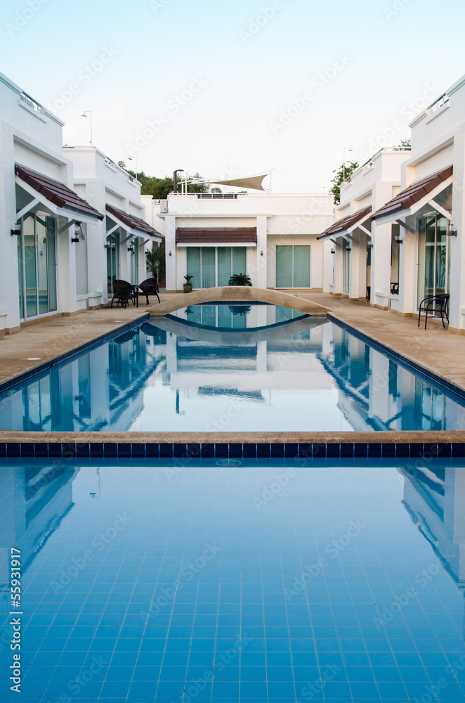 Fototapeta premium pool villa
