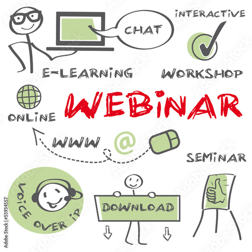 Webinar Concept, education