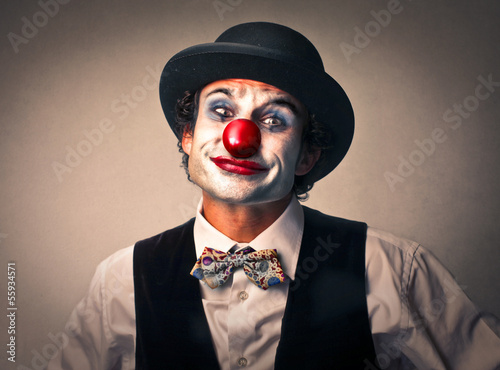 Quadro su tela clown